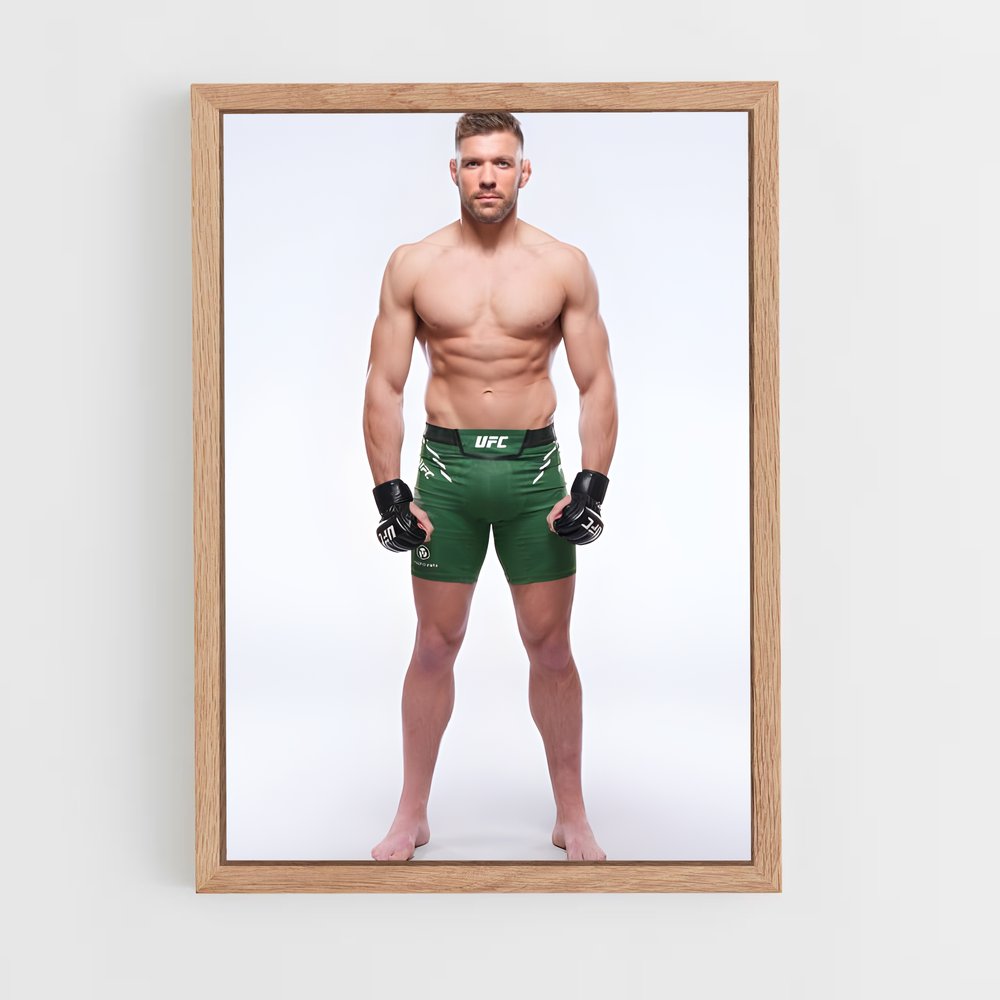 Poster Le Boxeur En Vert – affiche MMA (vue 4)